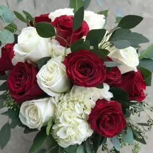 Bidermajer Roses and Eucalyptus